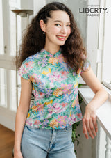 Amber Protea Cheongsam Top