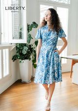 Aleris Flamboyance Sky Cheongsam Dress