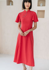 Contessa Coral Cheongsam