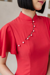 Contessa Coral Cheongsam