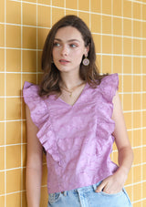 Florence Amethyst Blouse