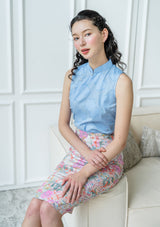 Jade Sky Cheongsam Top