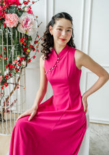 Marchesa Fuchsia Cheongsam