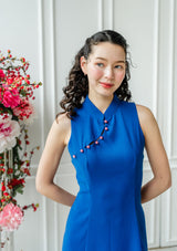 Marchesa Sapphire Cheongsam