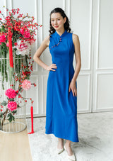 Marchesa Sapphire Cheongsam