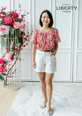 Marissa Betsy Scarlet Blouse