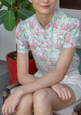 Miller Moonlight Foresters Cheongsam Top