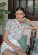 Miller Moonlight Foresters Cheongsam Top