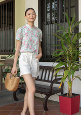 Miller Moonlight Foresters Cheongsam Top