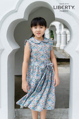 Mini Alice Hello Zoo Teal Dress