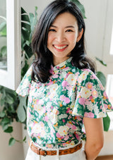 Myra Emerald Dream Cheongsam Top