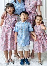 Nobu Gingham Blue Shirt (Made to Order)