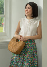 Pipper Meringue Linen Blouse