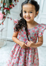 Rowan Swirling Rose Dress