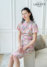 Taylor Flamboyance Blush Cheongsam Top