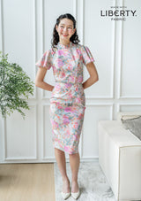 Taylor Flamboyance Blush Cheongsam Top