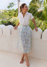 Thea Shirt in Cloud Linen