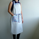 Gift Set - Personalised Adult and Child Twinning Aprons - Betsy Sapphire