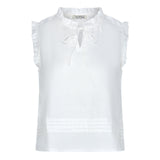 Pipper Meringue Linen Blouse