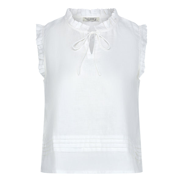 Pipper Meringue Linen Blouse
