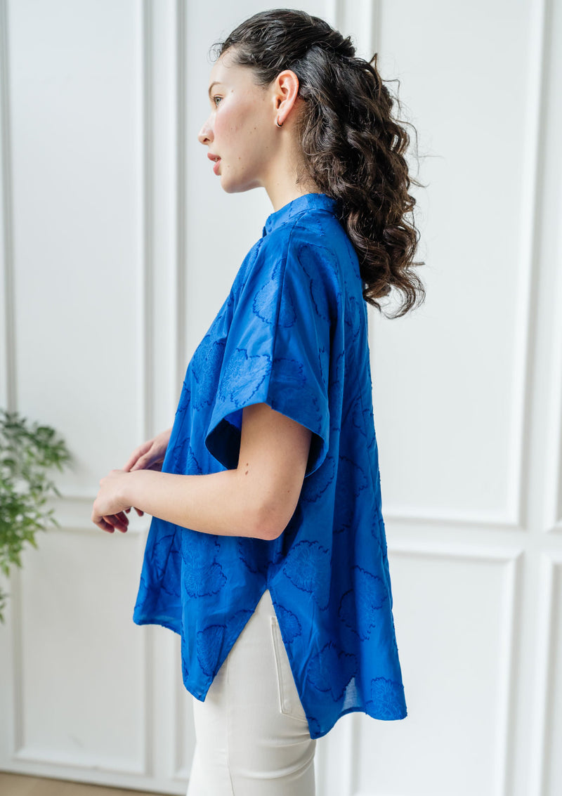 Akiko Sapphire Shirt