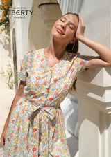 Anna Dress in Provence Shimmer