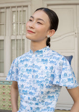 Aleris City in the Garden Cheongsam Dress