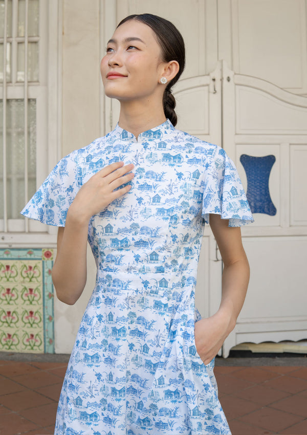 Aleris City in the Garden Cheongsam Dress