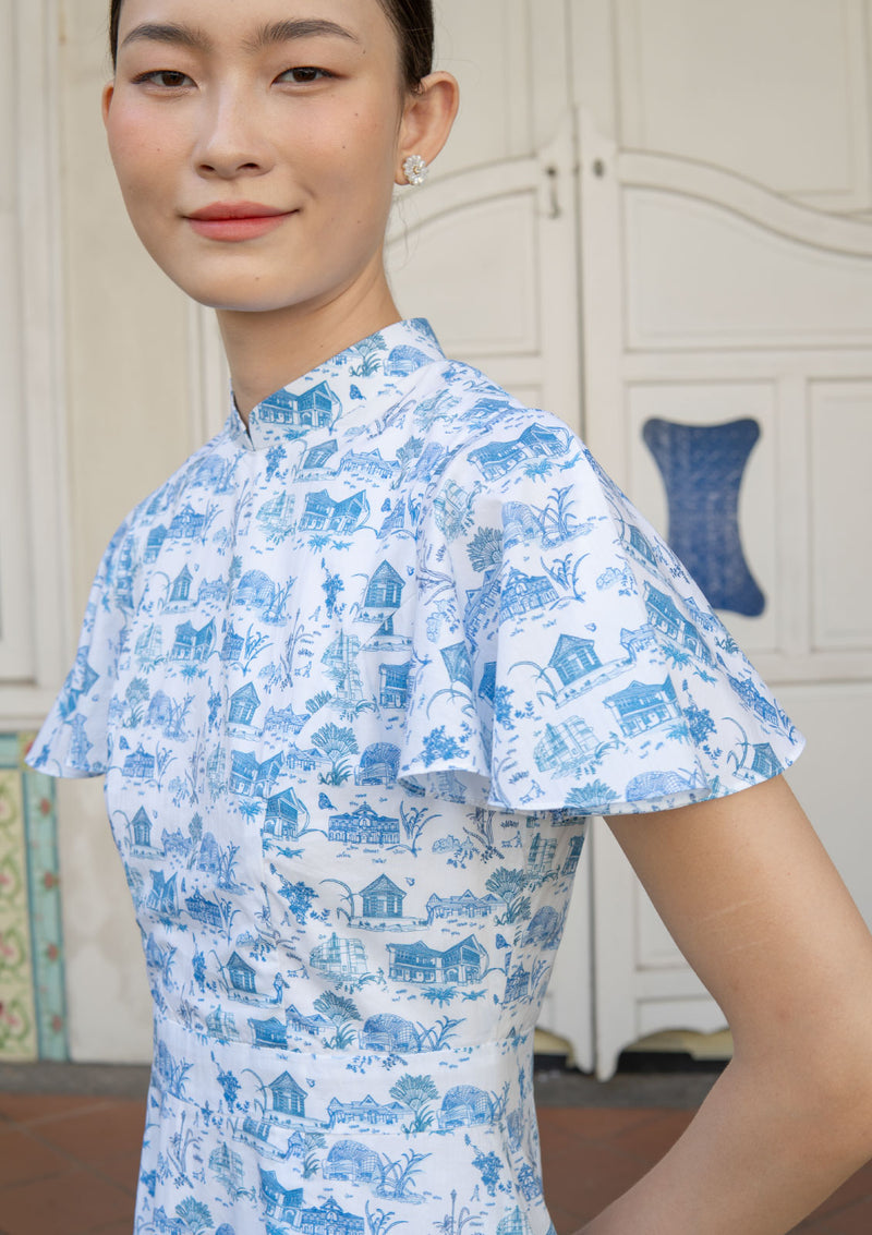 Aleris City in the Garden Cheongsam Dress
