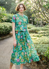 Arles Bellissima Emerald Scallop Top - Preorder