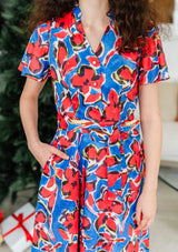 Camellia Ixora Scarlet Dress