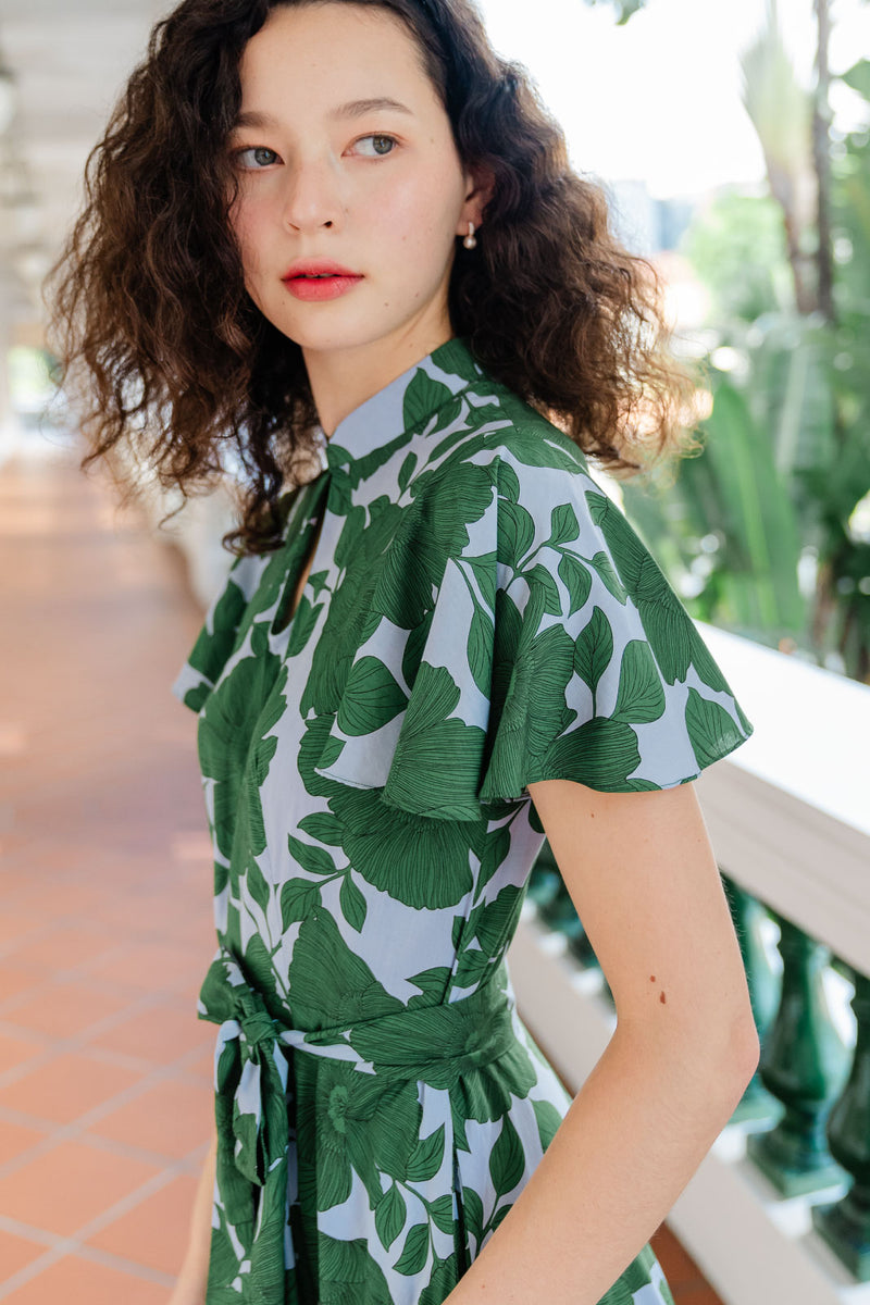 Carissa Emerald Blooms Dress