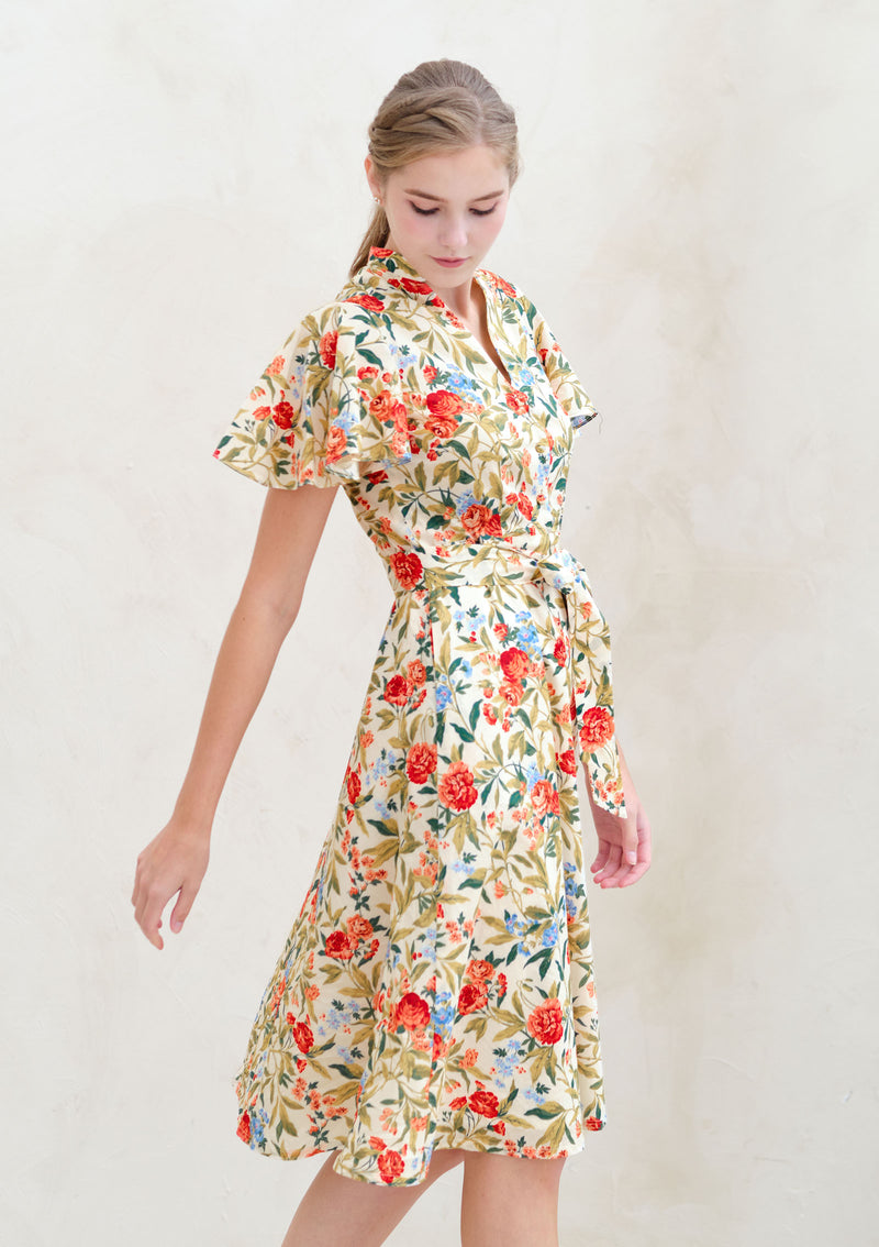 Camellia Gardenia Dress