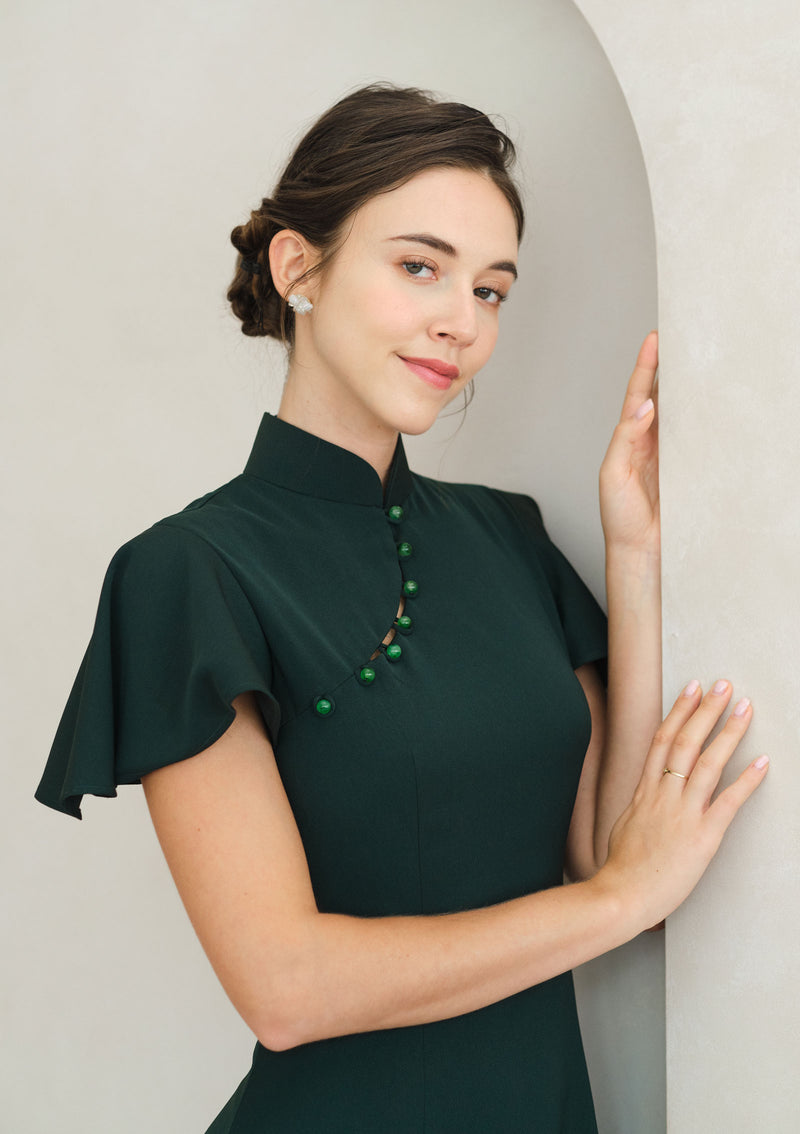 Contessa Emerald Cheongsam