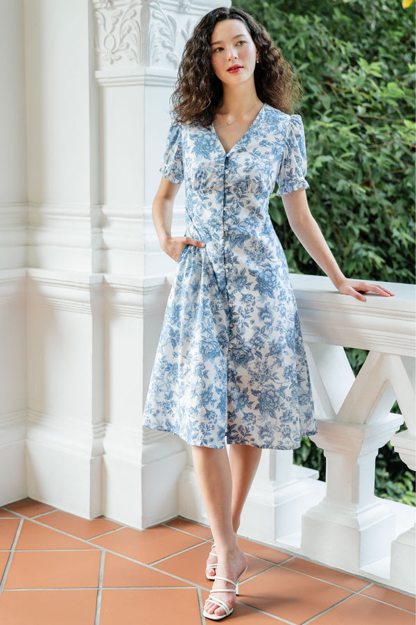 Elle Regency Blue Dress
