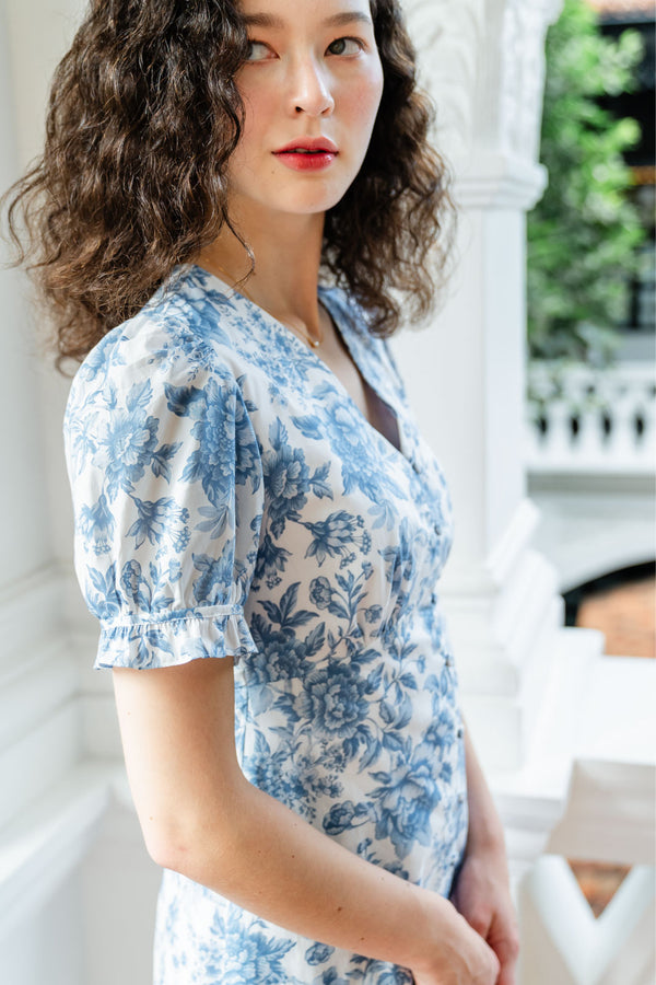 Elle Regency Blue Dress