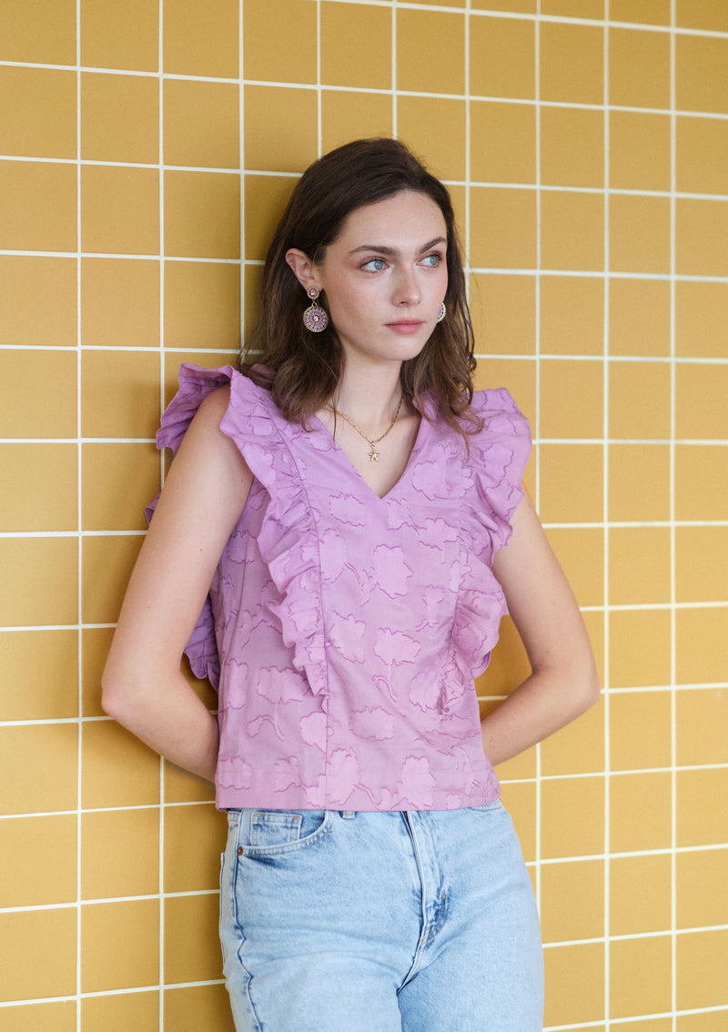 Florence Amethyst Blouse