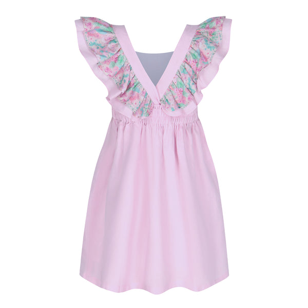 Hana Mirabilia Lavender Linen Dress