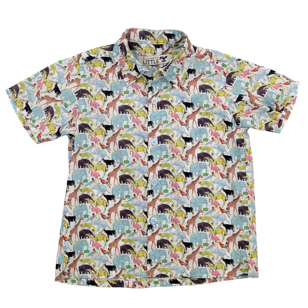 Hiroshi Safari Green Shirt