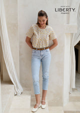 Kaia Blouse in Sunlit Garden