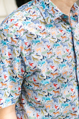 Lennon Hello Zoo Teal Shirt