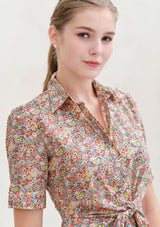 Lauren Kew Blush Shirt Dress