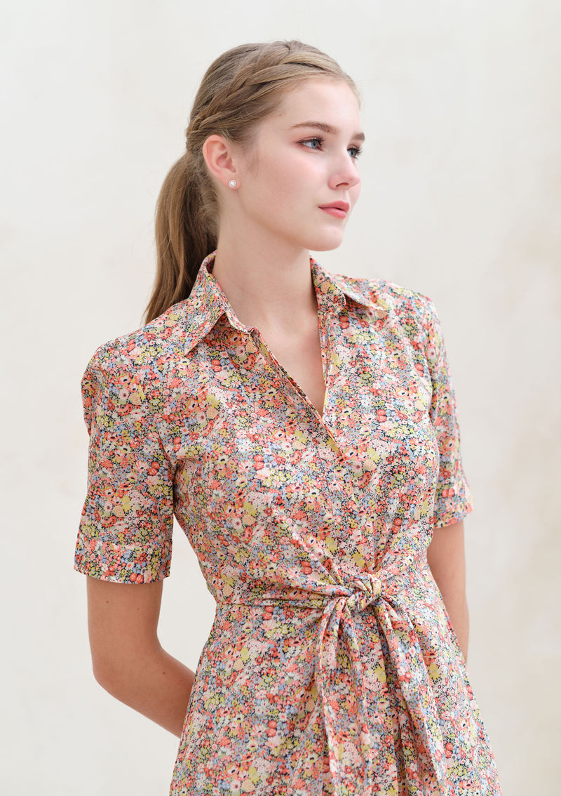 Lauren Kew Blush Shirt Dress