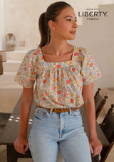 Marissa Blouse in Provence Shimmer