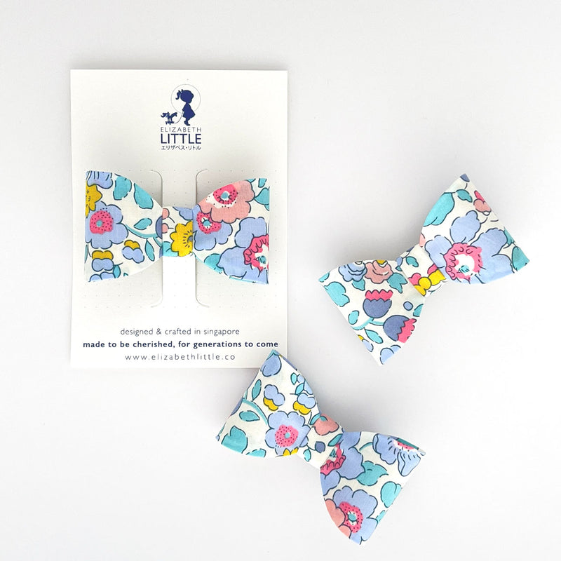 Minnie Betsy Periwinkle Bow Clip