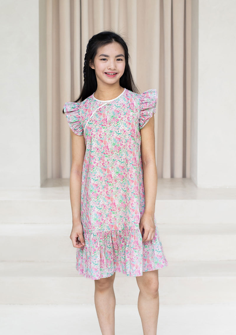 Mira Mirabilia Blush Cheongsam Dress