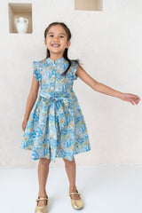 Olivia Cornflower Cheongsam