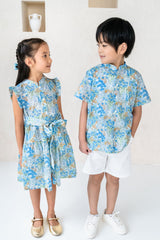Olivia Cornflower Cheongsam