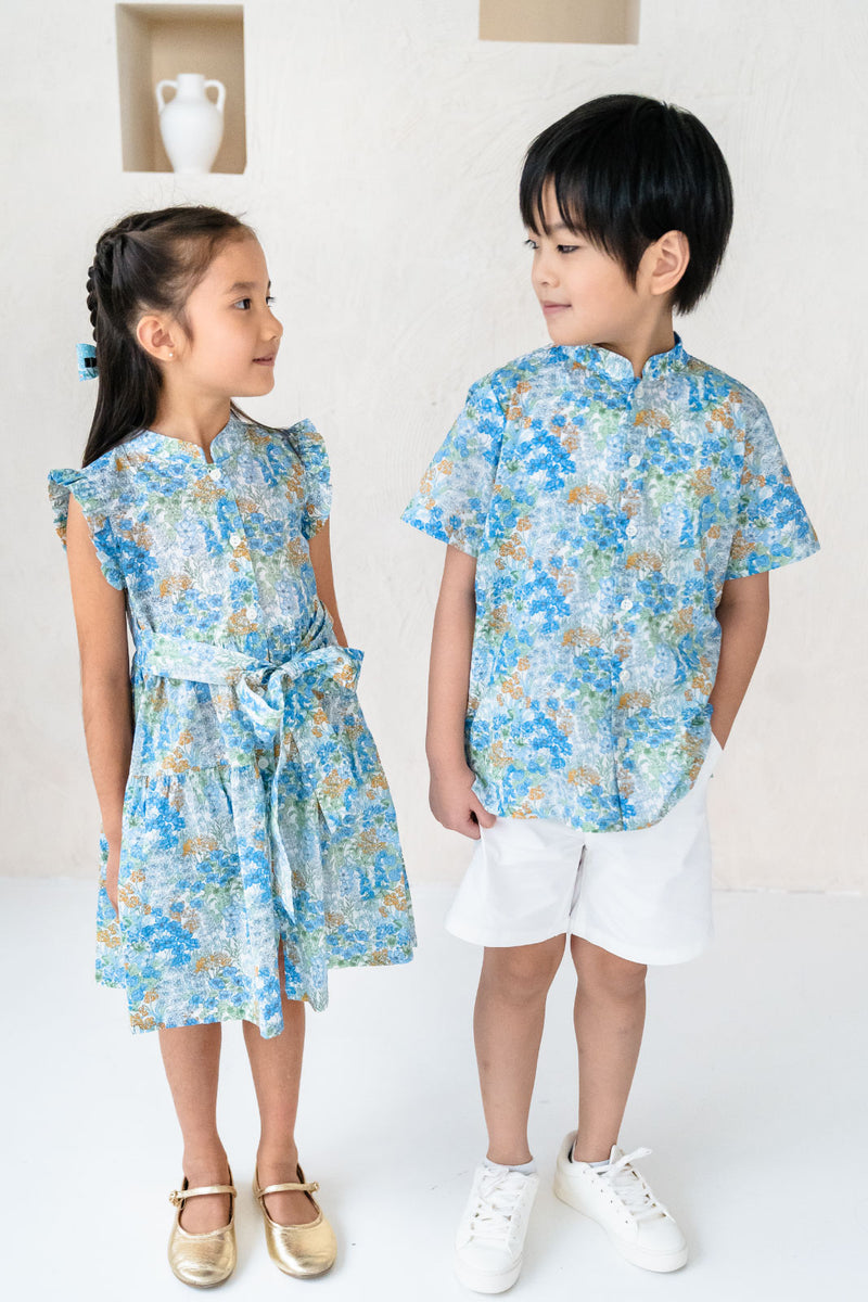 Olivia Cornflower Cheongsam