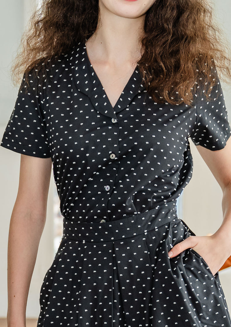 Penny Midnight Dots Blouse